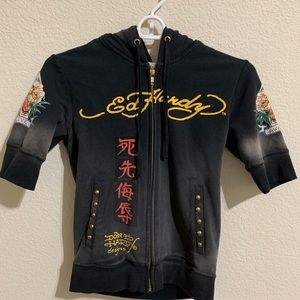 Ed Hardy Christian Audiger S/S Geisha Hoodie